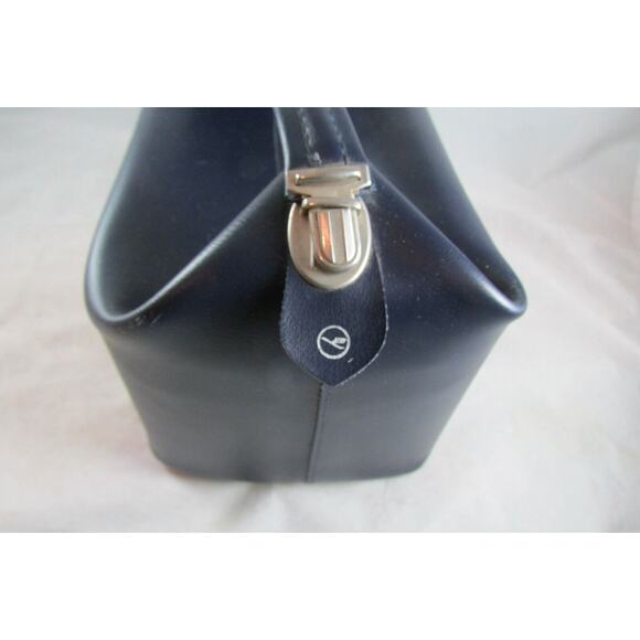 Lufthansa Toiletry Travel Bag Carry-On Tagged Serdan Publicite 1960s 1970s Rare - Picture 2 of 8